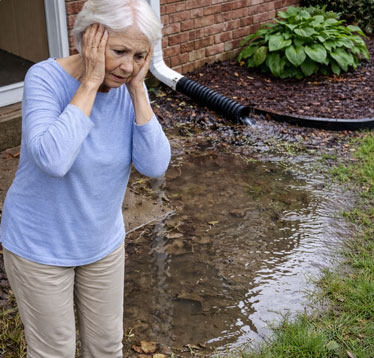 Uneven, broken & sunken concrete